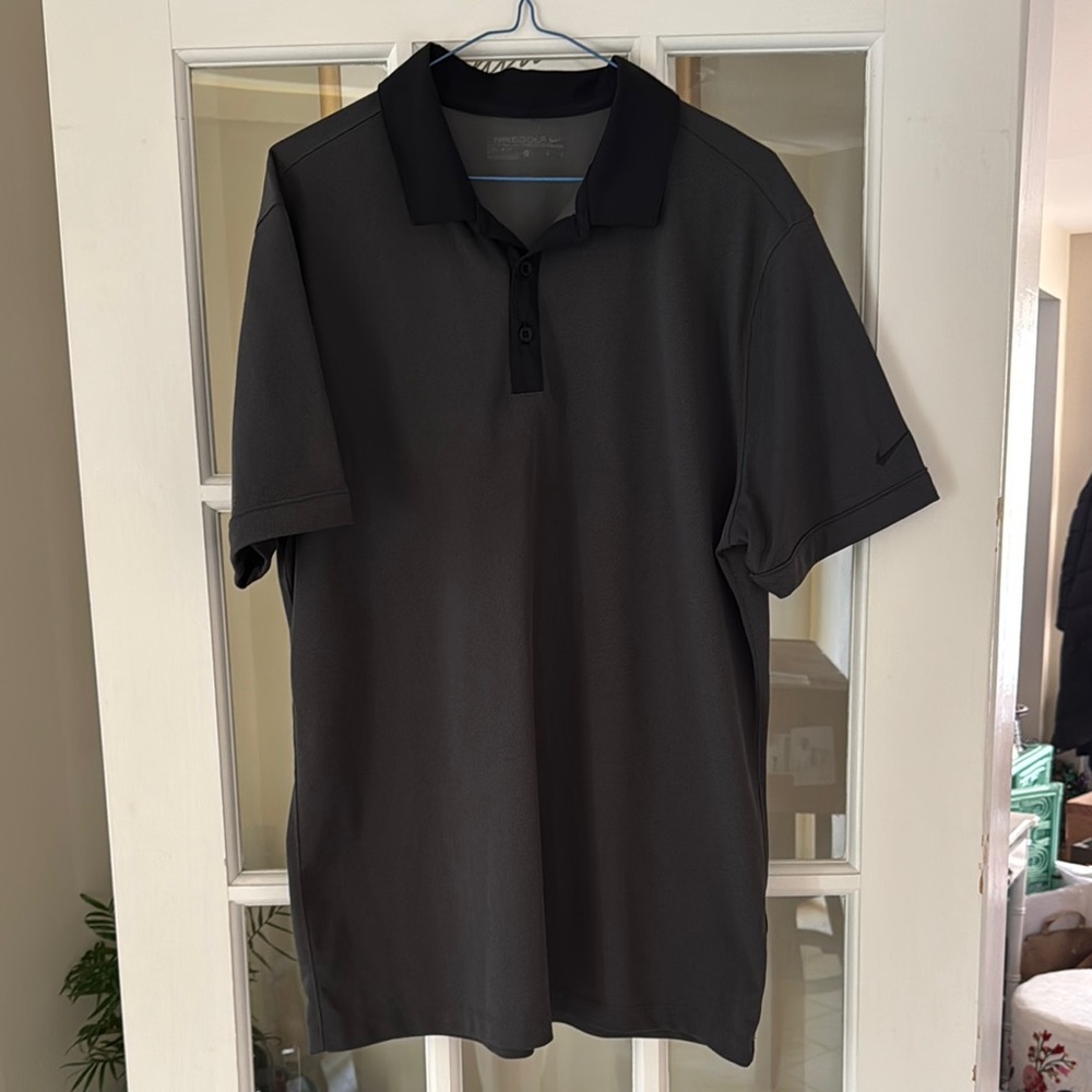 Nike Men's Black Polo Golf Shirt
